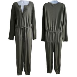 Lovers + Friends Olive Green Jumpsuit Playwear XS